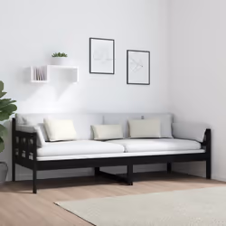 VidaXL 820371 canapé lit sofa Noir