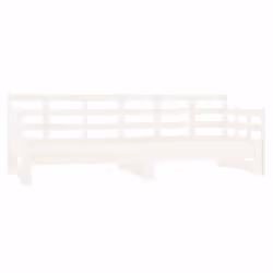 VidaXL 820373, lit sofa, Blanc, Bois de pin, 2035 mm, 960 mm, 695 mm