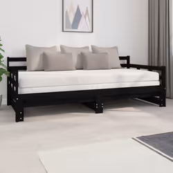 VidaXL 820376 canapé lit sofa Noir