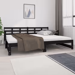 VidaXL 820376 canapé lit sofa Noir