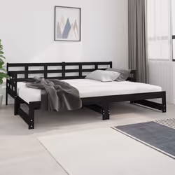 VidaXL 820381 canapé lit sofa Noir