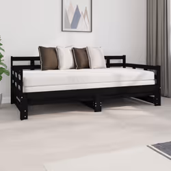VidaXL 820386 canapé lit sofa Noir