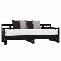 VidaXL 820386 canapé lit sofa Noir - Vue supplémentaire 4