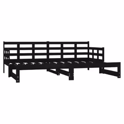 VidaXL 820386 canapé lit sofa Noir - Vue supplémentaire 8