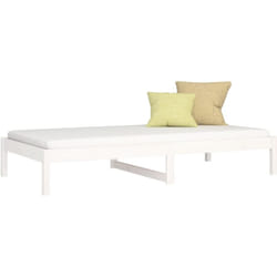 Vidaxl - Lit de jour sans matelas blanc 80x200 cm bois de pin massif