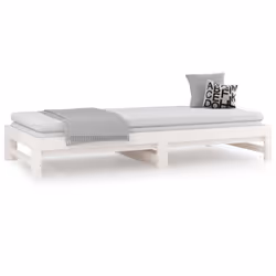 VidaXL 820433 canapé lit sofa Blanc - Vue supplémentaire 5