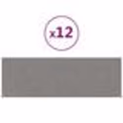 vidaXL Panneaux muraux 12 pcs Gris clair 90x30 cm Tissu 3,24 m²