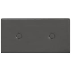 Vidaxl - Panneaux muraux 12 pcs Gris 30x15 cm Similicuir 0,54 m²