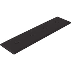 Vidaxl - Panneaux muraux 12 pcs Noir 60x15 cm Similicuir 1,08 m²
