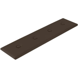 Vidaxl - Panneaux muraux 12 pcs Marron 60x15 cm Similicuir 1,08 m²