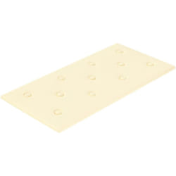 Vidaxl - Panneaux muraux 12 pcs Crème 60x30 cm Similicuir 2,16 m²