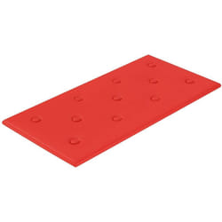 vidaXL Panneaux muraux 12 pcs Rouge 60x30 cm Similicuir 2,16 m²