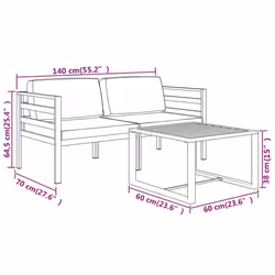 VidaXL 3107779 ensemble de meubles de jardin - Vue supplémentaire 7