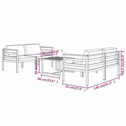 VidaXL 3107808 ensemble de meubles de jardin - Vue supplémentaire 7
