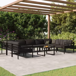 Alliant style et fonctionnalité, ce salon de jardin en aluminium vous offre un endroit parfait pour vous détendre et profiter ...