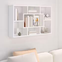Cette étagère murale chic est magnifique et élégante. C'est une excellente option de stockage et de décoration. Matériau haut ...