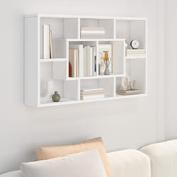 Vidaxl - tagère murale blanc 85x16x52,5 cm bois d'ingénierie