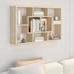 Vidaxl - tagère murale Chêne Sonoma 85x16x52,5 cm Bois d'ingénierie