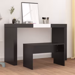 Ce tabouret de toilette classique est conçu pour être un complément parfait à votre table de maquillage. Matériau robuste : l ...