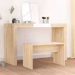 Ce tabouret de toilette classique est conçu pour être un complément parfait à votre table de maquillage. Matériau robuste : l ...