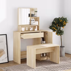 VidaXL 802960 coiffeuse et ensemble de coiffeuses pour chambre à coucher