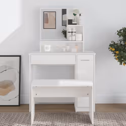 VidaXL 802963 coiffeuse et ensemble de coiffeuses pour chambre à coucher