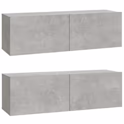 VidaXL 804548, Gris, Bois, Bois, 60 kg, 1000 mm, 300 mm