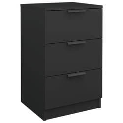 VidaXL 811270 Table de nuit et table de chevet Noir