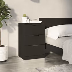 VidaXL 811270 Table de nuit et table de chevet Noir