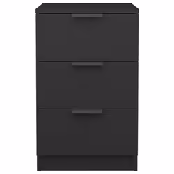VidaXL 811270 Table de nuit et table de chevet Noir - Vue supplémentaire 7