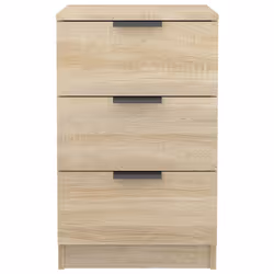 VidaXL 811274 Table de nuit et table de chevet Chêne - Vue supplémentaire 6
