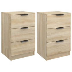 VidaXL 811275 Table de nuit et table de chevet Chêne