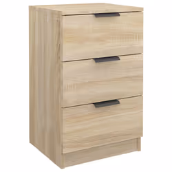 VidaXL 811275 Table de nuit et table de chevet Chêne - Vue supplémentaire 6