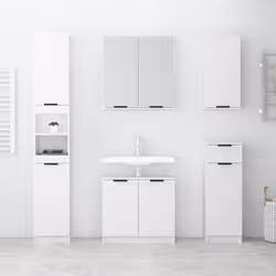 VidaXL 811295 miroir de salle de bain et armoire de rangement pour évier