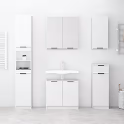 VidaXL 811301 miroir de salle de bain et armoire de rangement pour évier