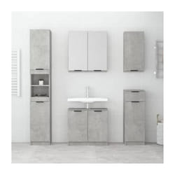 VidaXL 811317 miroir de salle de bain et armoire de rangement pour évier