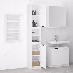 VidaXL 811322 miroir de salle de bain et armoire de rangement pour évier - Vue supplémentaire 4