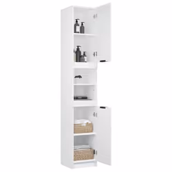 VidaXL 811322 miroir de salle de bain et armoire de rangement pour évier - Vue supplémentaire 6