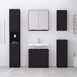 VidaXL 811323 miroir de salle de bain et armoire de rangement pour évier