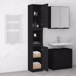 VidaXL 811323 miroir de salle de bain et armoire de rangement pour évier