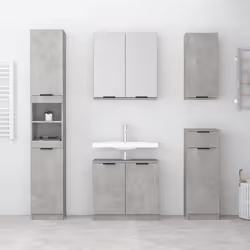 VidaXL 811326 miroir de salle de bain et armoire de rangement pour évier