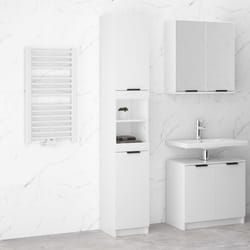 VidaXL 811328 miroir de salle de bain et armoire de rangement pour évier