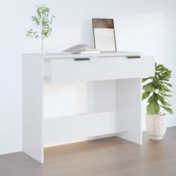 Vidaxl - Table console Blanc 90x36x75 cm Bois d'ingénierie