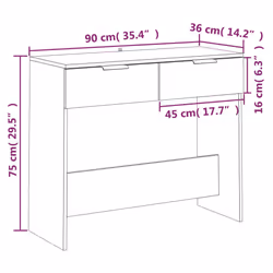 VidaXL 811334 Table à café, latérale et de salon - Vue supplémentaire 8
