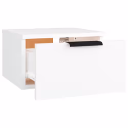 VidaXL 811376 Table de nuit et table de chevet Blanc
