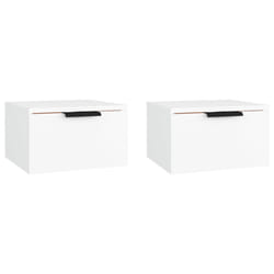 VidaXL 811377 Table de nuit et table de chevet Blanc