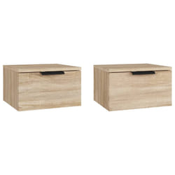 VidaXL 811383 Table de nuit et table de chevet Chêne