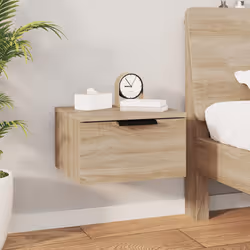 VidaXL 811383 Table de nuit et table de chevet Chêne - Vue supplémentaire 8