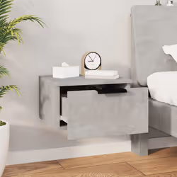 VidaXL 811384 Table de nuit et table de chevet Couleur du béton - Vue supplémentaire 7