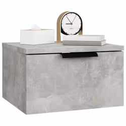VidaXL 811384 Table de nuit et table de chevet Couleur du béton - Vue supplémentaire 8
